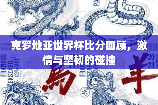 克罗地亚世界杯比分回顾，激情与坚韧的碰撞