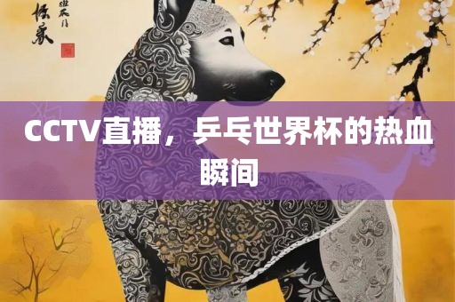 CCTV直播，乒乓世界杯的热血瞬间