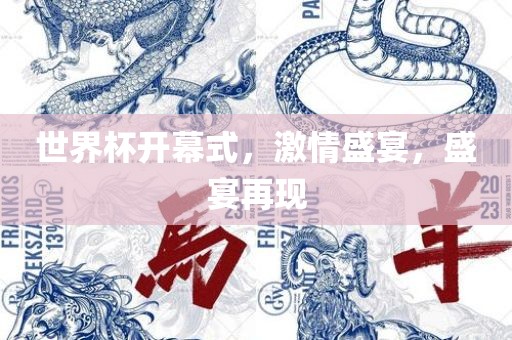世界杯开幕式，激情盛宴，盛宴再现