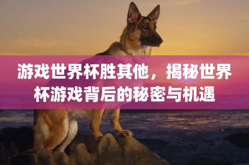 游戏世界杯胜其他，揭秘世界杯游戏背后的秘密与机遇