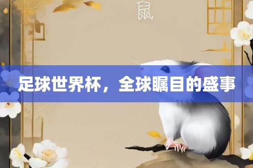 足球世界杯，全球瞩目的盛事
