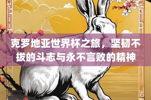 克罗地亚世界杯之旅，坚韧不拔的斗志与永不言败的精神