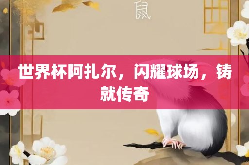 世界杯阿扎尔，闪耀球场，铸就传奇