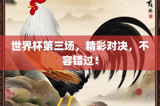 世界杯第三场，精彩对决，不容错过！
