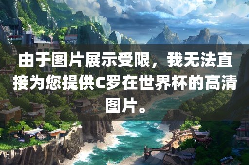 由于图片展示受限，我无法直接为您提供C罗在世界杯的高清图片。