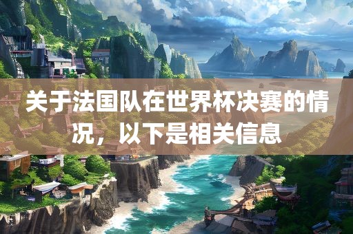 关于法国队在世界杯决赛的情况，以下是相关信息