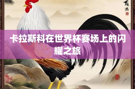 卡拉斯科在世界杯赛场上的闪耀之旅