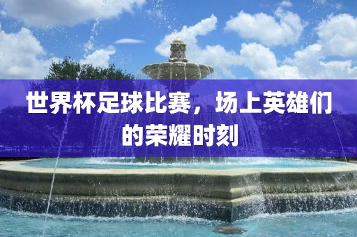 世界杯足球比赛，场上英雄们的荣耀时刻