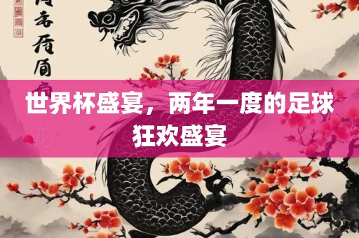世界杯盛宴，两年一度的足球狂欢盛宴