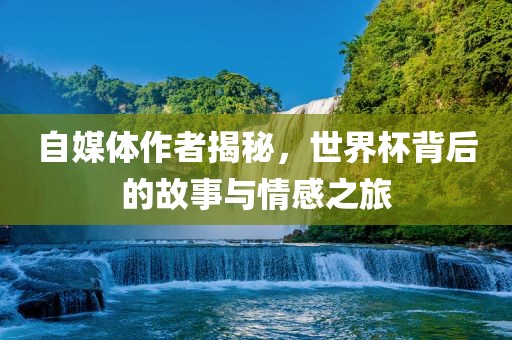 自媒体作者揭秘，世界杯背后的故事与情感之旅