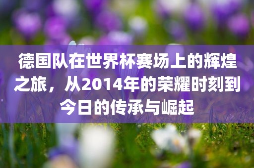 德国队在世界杯赛场上的辉煌之旅，从2014年的荣耀时刻到今日的传承与崛起
