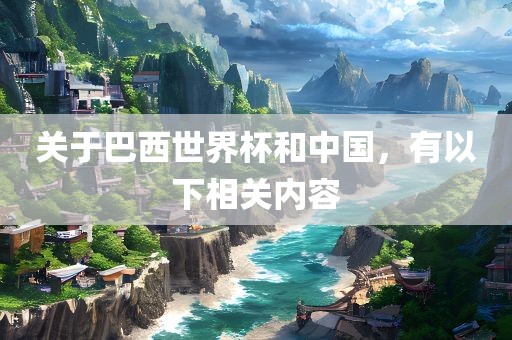 关于巴西世界杯和中国，有以下相关内容