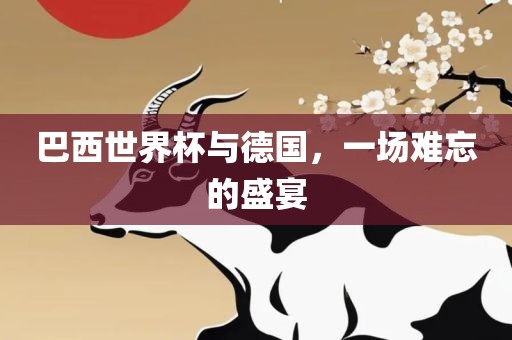 巴西世界杯与德国，一场难忘的盛宴