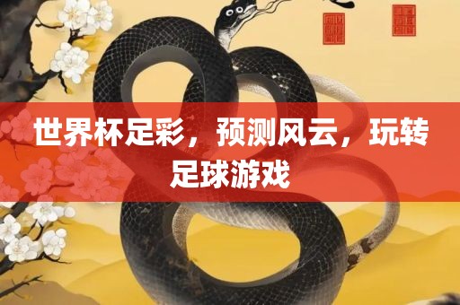 世界杯足彩，预测风云，玩转足球游戏