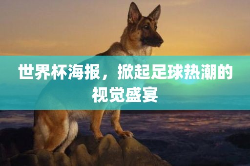 世界杯海报，掀起足球热潮的视觉盛宴