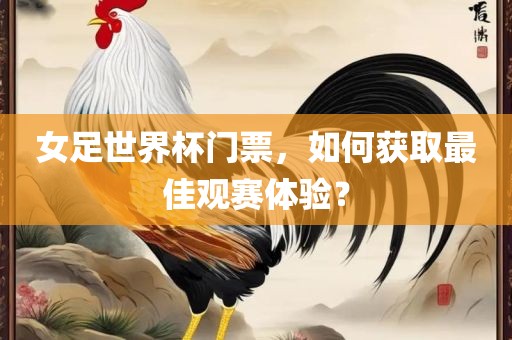 女足世界杯门票，如何获取最佳观赛体验？