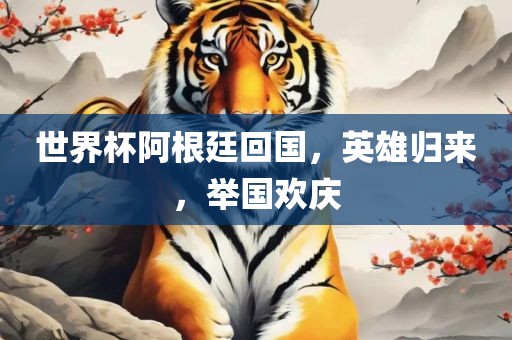 世界杯阿根廷回国，英雄归来，举国欢庆