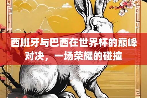 西班牙与巴西在世界杯的巅峰对决，一场荣耀的碰撞
