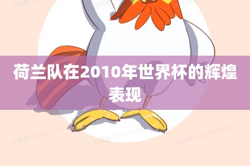 荷兰队在2010年世界杯的辉煌表现