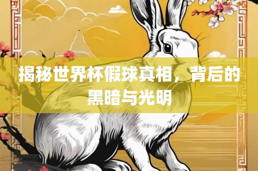揭秘世界杯假球真相，背后的黑暗与光明