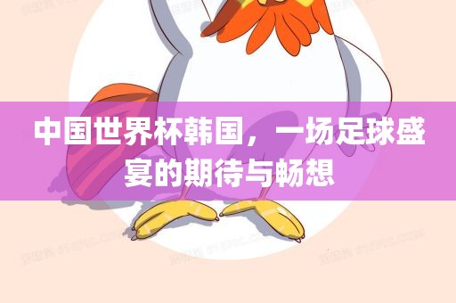 中国世界杯韩国，一场足球盛宴的期待与畅想