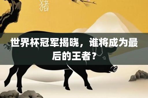 世界杯冠军揭晓，谁将成为最后的王者？