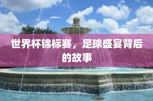 世界杯锦标赛，足球盛宴背后的故事