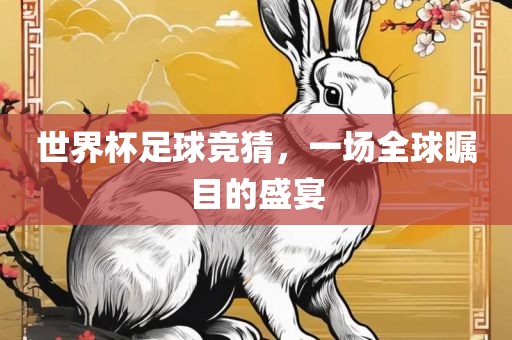 世界杯足球竞猜，一场全球瞩目的盛宴