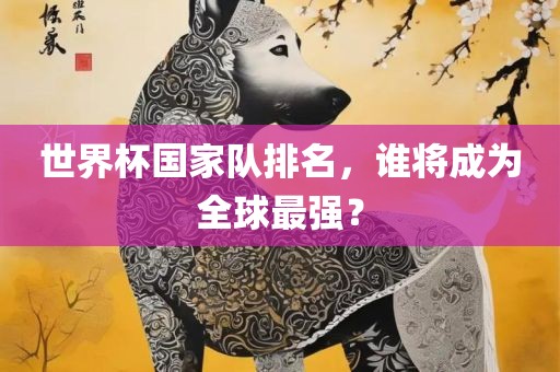 世界杯国家队排名，谁将成为全球最强？