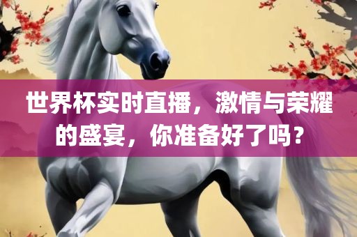 世界杯实时直播，激情与荣耀的盛宴，你准备好了吗？