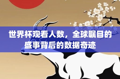 世界杯观看人数，全球瞩目的盛事背后的数据奇迹
