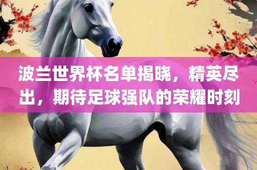 波兰世界杯名单揭晓，精英尽出，期待足球强队的荣耀时刻