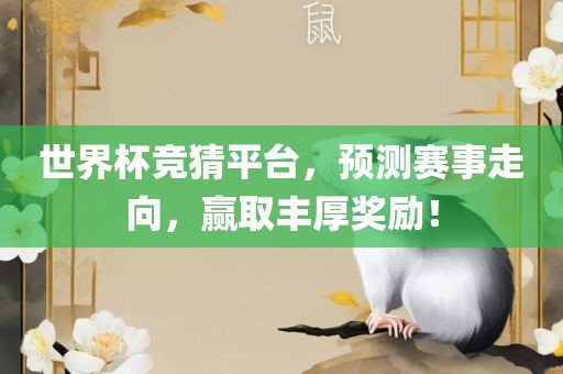 世界杯竞猜平台，预测赛事走向，赢取丰厚奖励！