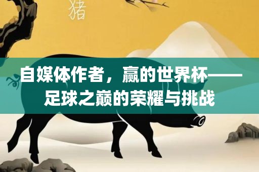 自媒体作者，赢的世界杯——足球之巅的荣耀与挑战