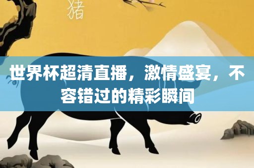 世界杯超清直播，激情盛宴，不容错过的精彩瞬间