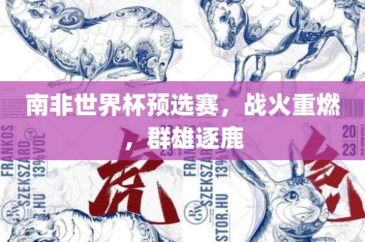 南非世界杯预选赛，战火重燃，群雄逐鹿