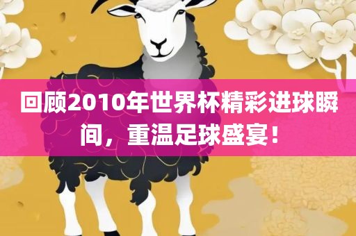 回顾2010年世界杯精彩进球瞬间，重温足球盛宴！