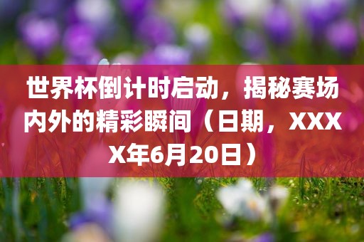 世界杯倒计时启动，揭秘赛场内外的精彩瞬间（日期，XXXX年6月20日）