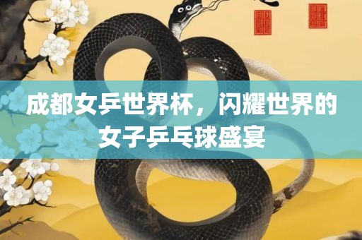 成都女乒世界杯，闪耀世界的女子乒乓球盛宴