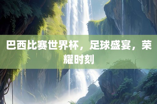 巴西比赛世界杯，足球盛宴，荣耀时刻