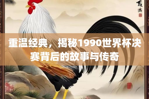 重温经典，揭秘1990世界杯决赛背后的故事与传奇