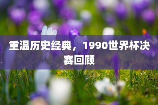 重温历史经典，1990世界杯决赛回顾