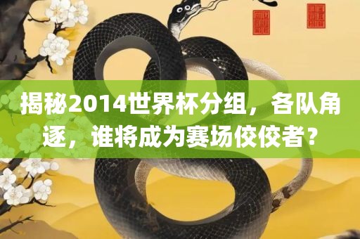 揭秘2014世界杯分组，各队角逐，谁将成为赛场佼佼者？
