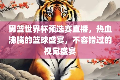 男篮世界杯预选赛直播，热血沸腾的篮球盛宴，不容错过的视觉盛宴