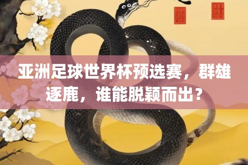 亚洲足球世界杯预选赛，群雄逐鹿，谁能脱颖而出？