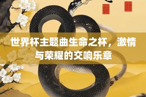 世界杯主题曲生命之杯，激情与荣耀的交响乐章