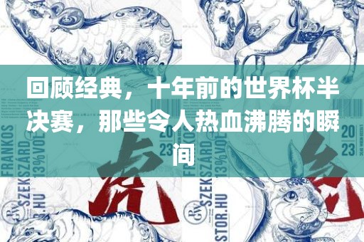 回顾经典，十年前的世界杯半决赛，那些令人热血沸腾的瞬间