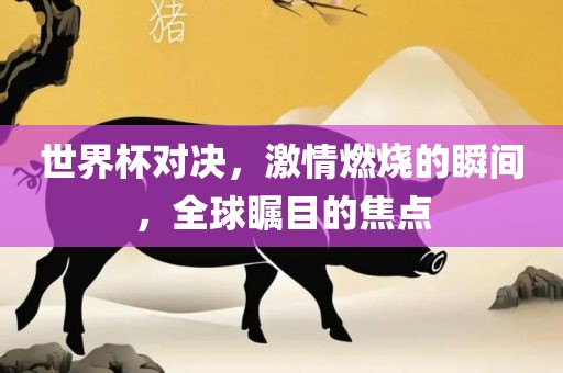 世界杯对决，激情燃烧的瞬间，全球瞩目的焦点