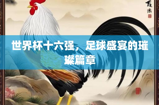 世界杯十六强，足球盛宴的璀璨篇章