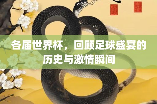 各届世界杯，回顾足球盛宴的历史与激情瞬间
